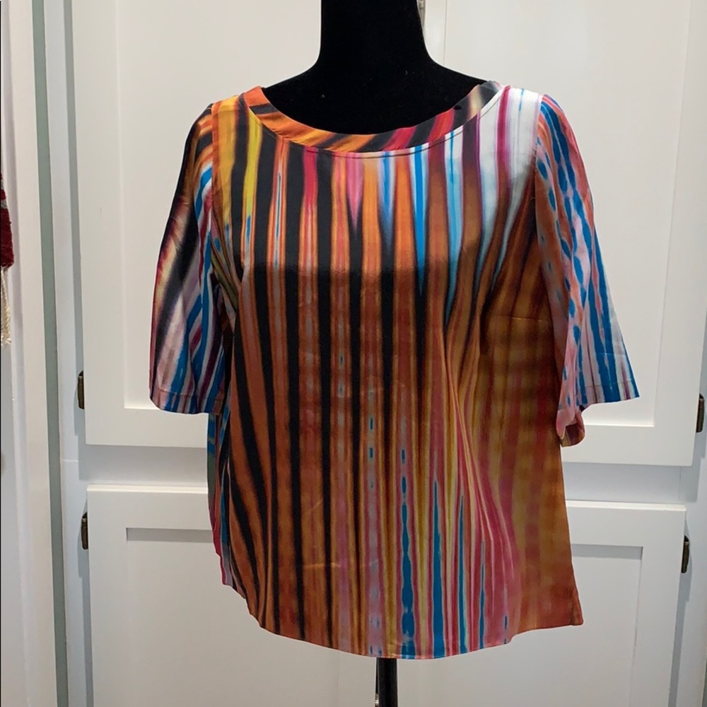 New Tracy Reese Carrot iKat blouse Sz M